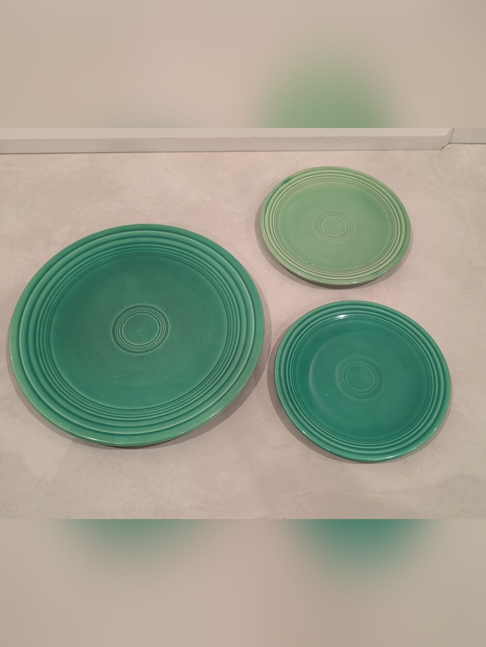 Rare Collector Set: 3-Piece Authentic Vintage Fiestaware Set
